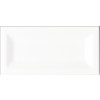 White 3X6 Inverted Beveled Glossy Ceramic Subway Tile - Backsplash Tile USA